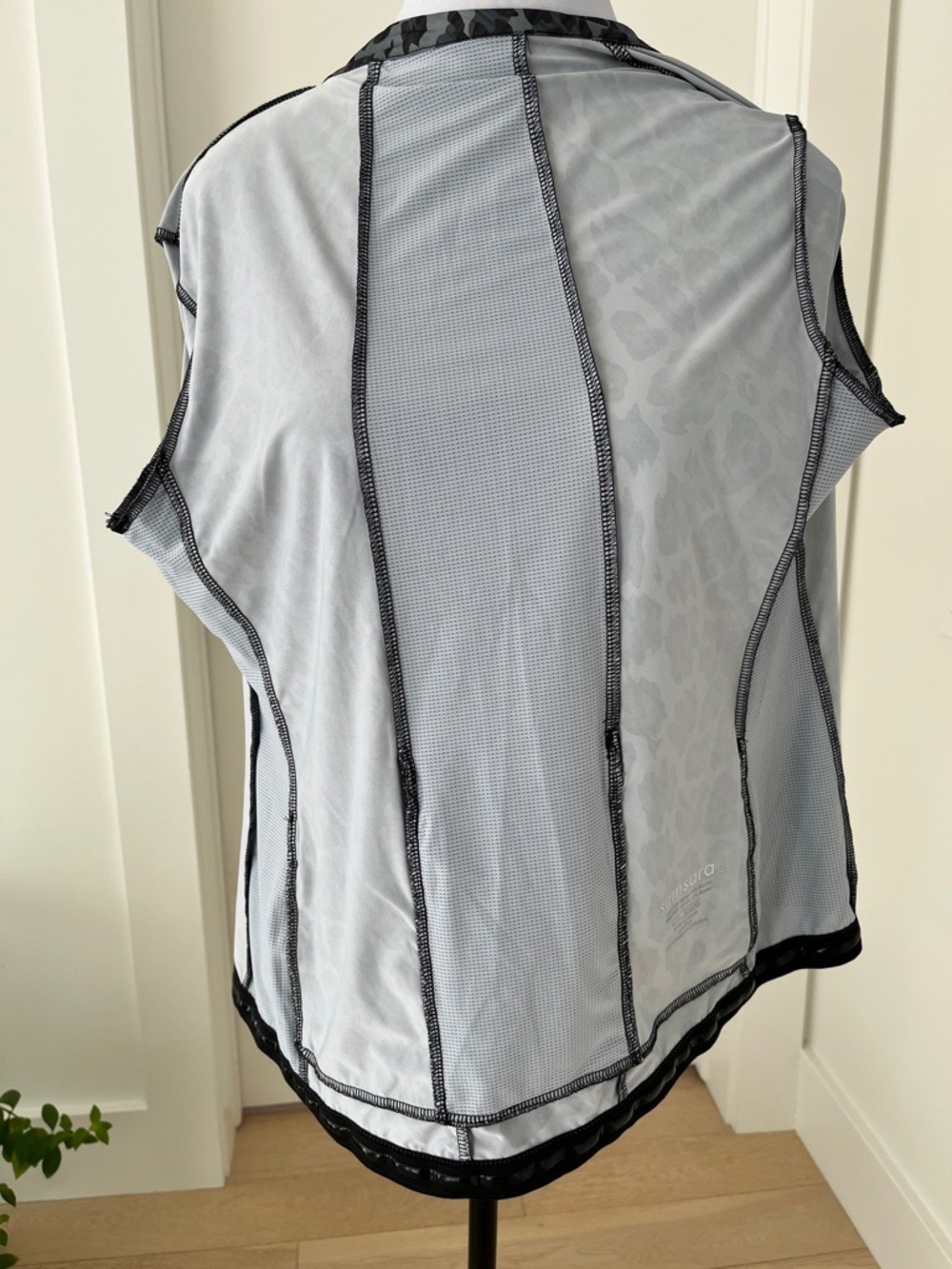 SAMSARA Full Zip Cycling Performance Jersey Leopard Print Short Sleeve Stretch - Picture 11 of 16